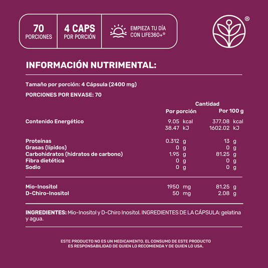 Myo & D-Chiro Inositol Platinum