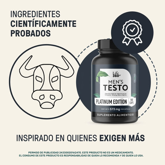 Men's Testo Platinum Edition