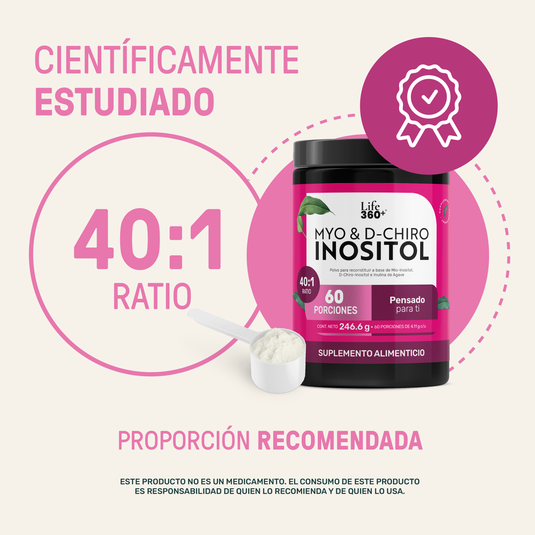 Women's Myo & D-Chiro Inositol en Polvo