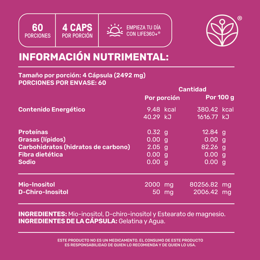 Myo & D-Chiro Inositol 40:1 Platinum