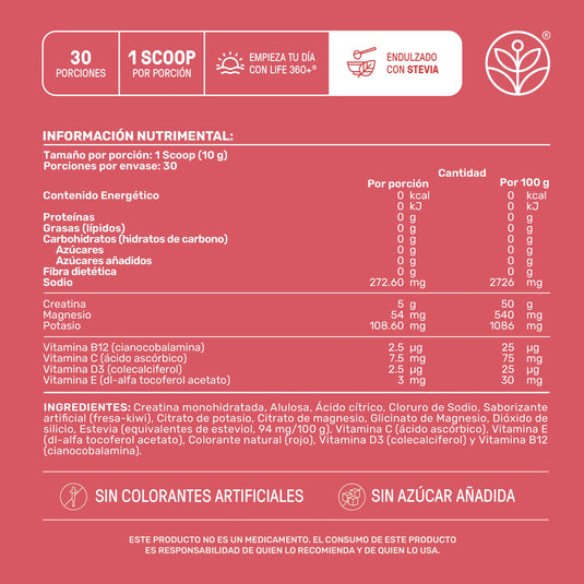 Creatine Electrolytes Refresher Fresa - Kiwi