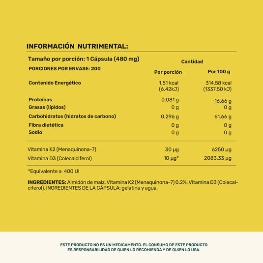 K2D3 Almidón de Maíz