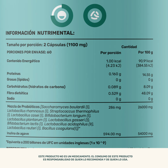 200 Billones Probiotics