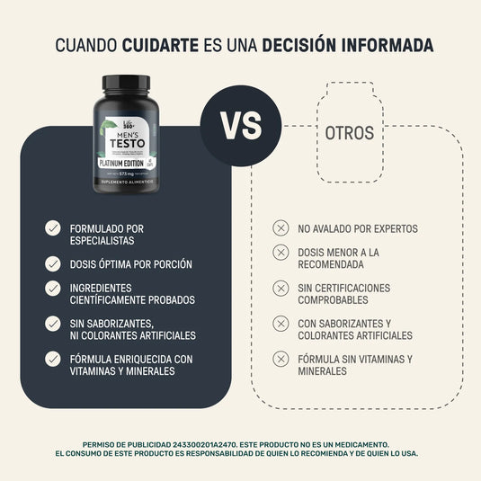 Men's Testo Platinum Edition