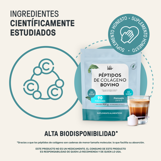 Péptidos de Colágeno Bovino