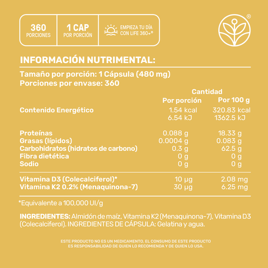 K2D3 Almidón de Maíz